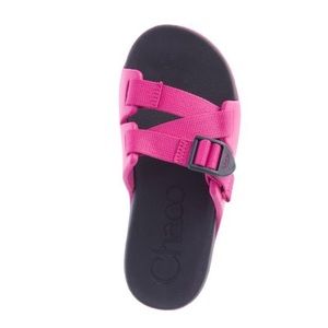 Chaco Chillos Slide Sandal for Kids Magenta sz 5